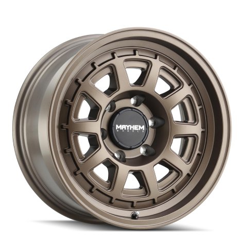 Mayhem Voyager 8303 Series Dark Bronze Wheels 17x8 MAYHEM VOYAGER DARK BRONZE 17X8 5-114.3 38MM 72.6MM