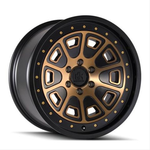 Mayhem Flat Iron 8301 Series Matte Black Wheels with Bronze Tint Face 20x9 Wheels, (8301) W/ Brozne 20X9 6-135 0Mm 87.1Mm