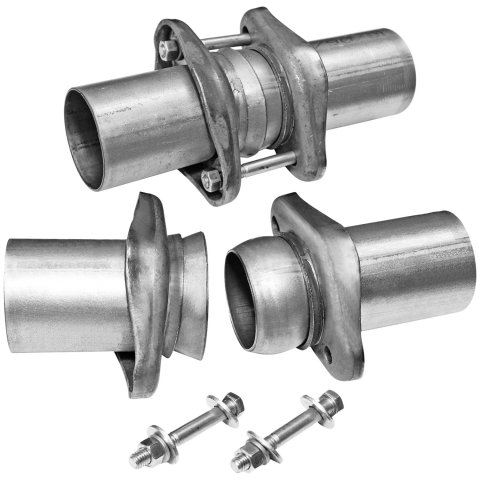 Flowmaster Ball Flange Reducer Kits 15923 Header Collector Flange, 3.5 in. Collector, 3 in. Pipe, Steel, Natural, Kit