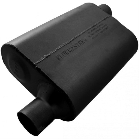 Flowmaster 40 Series Delta Flow Steel 2.25 Inch Muffler 942443 Muffler, Series, 2 1/4 in. Inlet/2 1/4 in. Outlet, Steel, Black, Each