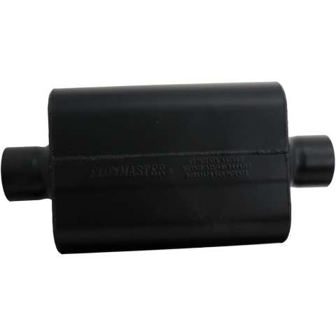 Flowmaster Super 44 Series Steel 3 Inch Muffler 943045 Muffler, Series, in. Inlet/3 in. Outlet, Steel, Black, Each