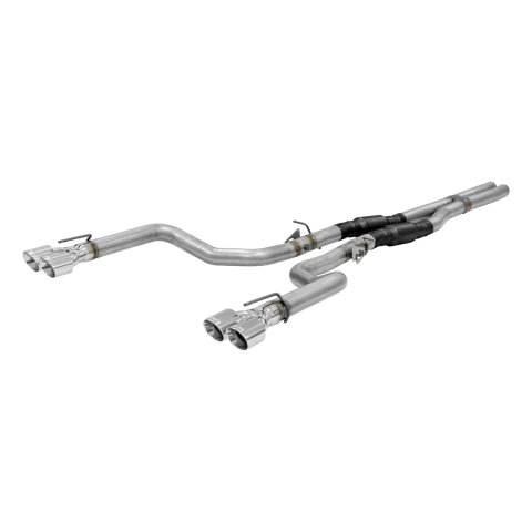 Flowmaster Outlaw Series Exhaust Systems 817760 System, Series, Cat-back, Stainless Steel, Natural, DOR, Mod/Aggressive Sound, Dodge, Challenger, 6.4L, Kit