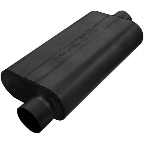 Flowmaster 50 Series Delta Flow Steel 3 Inch Muffler 943051 Muffler, Series, in. Inlet/3 in. Outlet, Steel, Black, Each