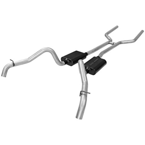 Flowmaster American Thunder Exhaust Systems 17129 System, Thunder, Header-Back, Steel, Aluminized, Chevy, Pontiac, Kit