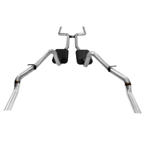 Flowmaster Stainless Steel American Thunder Exhaust Systems for 1969 CAMARO, FIREBIRD - 817139 System, Thunder, Header-back, Stainless, Two Mufflers, Split Rear Exit, Chevy, Pontiac, Kit