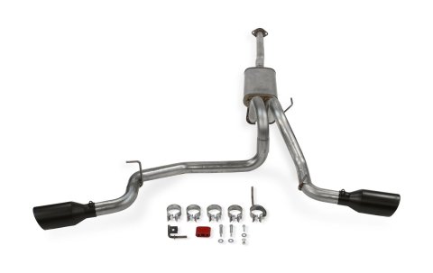 Flowmaster FlowFX Exhaust Systems 717876 System, FlowFX, Cat-Back, 409 Stainless Steel, Single-In/Dual-Out, Dual 4.5 in. Black Stainless Tips, Toyota, Tacoma, 4.0L, Kit