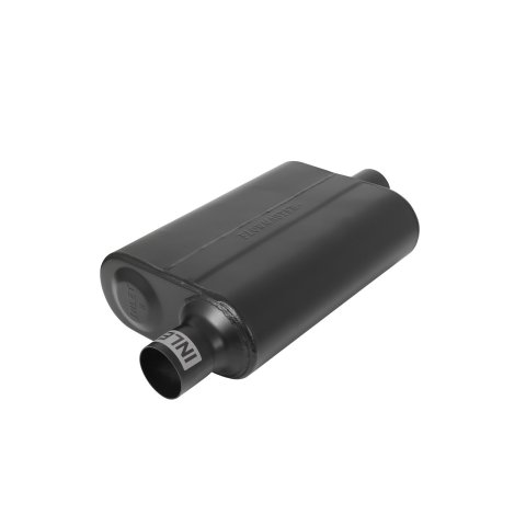 Flowmaster Stainless Steel Super 44 Series 409 2.25 Inch Muffler 842446 Muffler, Series, 2 1/4 in. Inlet/2 1/4 in. Outlet, Steel, Black, Each