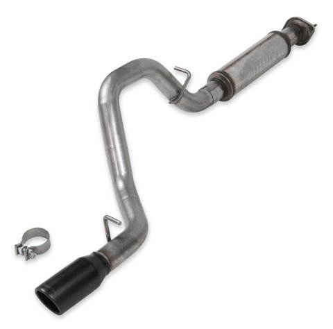 Flowmaster FlowFX Exhaust Systems 717865 System, Cat-back, FlowFX, 409 Stainless Steel, 3.50 in. Black Ceramic Coated Tip, Single, Jeep Wrangler, 2000-06, 4.0L, Kit