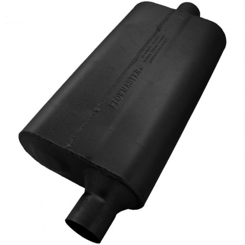 Flowmaster 50 Series Delta Flow Steel 2.25 Inch Muffler 942451 Muffler, Series, 2 1/4 in. Inlet/2 1/4 in. Outlet, Steel, Black, Each