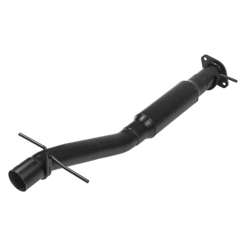 Flowmaster Direct-Fit Outlaw 409 Stainless Steel 3 Inch Muffler 817846 Muffler, Series Race, Round, Stainless, Black, 3.0 in. Center Inlet/Outlet, 10.5 in. Case Length, Each