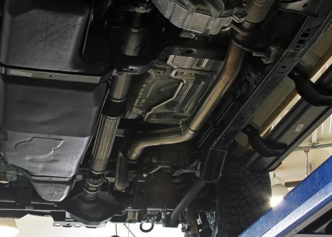 Flowmaster Outlaw Series Exhaust Systems 818124 System, Series, Cat-Back, Without Muffler, Stainless Steel, Natural, Polished Tip, Ford Bronco, Kit