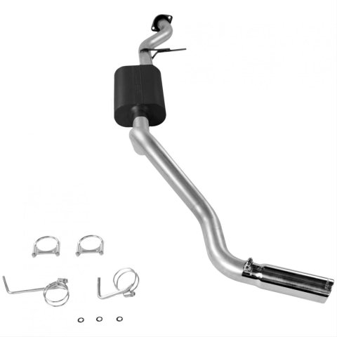 Flowmaster Force II Exhaust Systems 17360 Exhaust, II, Cat-Back, Steel, Aluminized, Polished Tip, Chevy, GMC, V6, Small Block LS, Kit