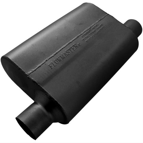 Flowmaster 40 Series Delta Flow Steel 2.5 Inch Muffler 942544 Muffler, Series, 2 1/2 in. Inlet/2 1/2 in. Outlet, Steel, Black, Each