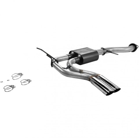 Flowmaster American Thunder Exhaust Systems 17392 Exhaust, Thunder, CatBack, Steel, Aluminized, Pol. Tips, Chevy, GMC, Pickup, 4.8 5.3L