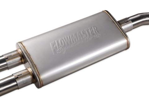 Flowmaster Signature Series Exhaust Systems 737918 System, Cat-back, Series, 304 Stainless Steel, 4.50 in. Black Chrome Tips, Dual Exit, Toyota Tacoma, 3.5L, Kit