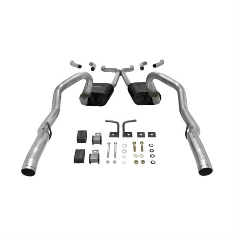 Flowmaster Stainless Steel American Thunder Exhaust Systems 817585 System, Thunder, Header-back, Steel, Natural, Rear Exit, Dodge, Plymouth, Kit