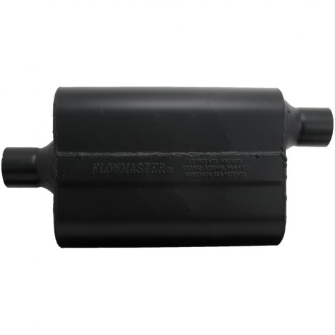 Flowmaster Super 44 Series Steel 2.25 Inch Muffler 942447 Muffler, Series, in. Inlet/2.25 in. Outlet, Steel, Black, Each