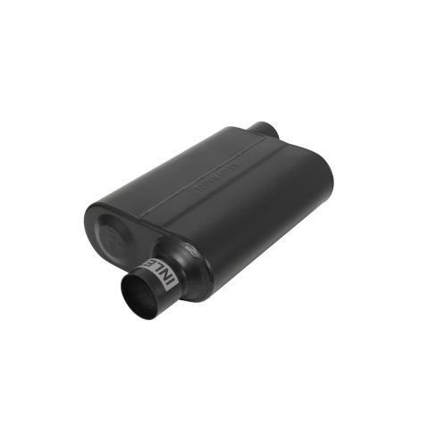 Flowmaster Stainless Steel Super 44 Series 409 2.5 Inch Muffler 842548 Muffler, Series, 2 1/2 in. Inlet/2 1/2 in. Outlet, Steel, Black, Each