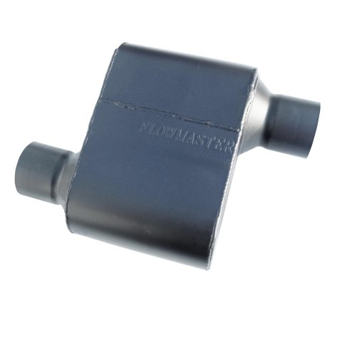 Flowmaster Super 10 Series 409 Stainless Steel 2.5 Inch Muffler 842518 Muffler, Series, in. Inlet/2.5 in. Outlet, Steel, Black, Each