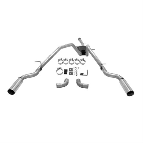 Flowmaster Force II Exhaust Systems 817666 System, II, Cat-back, Single In/Dual Out, Stainless, Natural, Chevy, GMC, 5.3L, Automatic, Kit