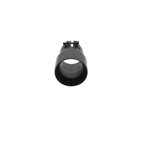 Flowmaster Round, Black 3 Inch Exhaust Tip 15377B Tip, Single, Clamp-on, Stainless, Ceramic, in. Inlet I.D., 7 in. Length, Each