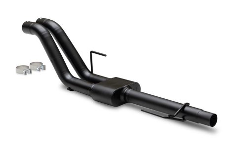 Flowmaster Outlaw Series Race 409 Stainless Steel 3 Inch Muffler 818171 Direct Fit Muffler, Muffler, 409S Steel, Fits Dual Rear Exit, F150, Ford, Kit