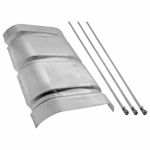 Flowmaster Muffler Heat Shields 51017 Shield Kit, for 50 Series Mufflers, 17 in. x 10 in., Each