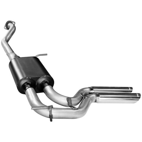 Flowmaster American Thunder Exhaust Systems 17395 Exhaust, Thunder, CatBack, Steel, Aluminized, Pol. Tips, Chevy, GMC, Pickup, 4.8, 5.3L, Kit
