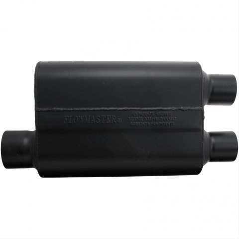 Flowmaster Super 44 Series Steel 3 Inch Muffler 9430462 Muffler, Series, in. Inlet/Dual 2 1/2 in. Outlets, Steel, Black, Each