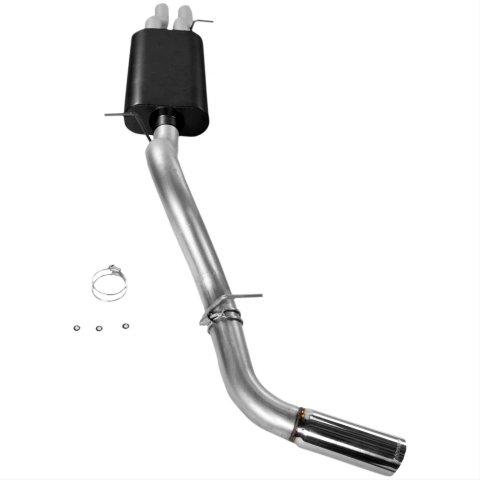 Flowmaster American Thunder Exhaust Systems for 2001-2003 SIERRA 1500 HD, SILVERADO HD - 17350 Exhaust, Thunder, Cat-Back, Steel, Aluminized, Polished Tip, Chevy, GMC, Pickup 1500HD, 6.0L, Kit