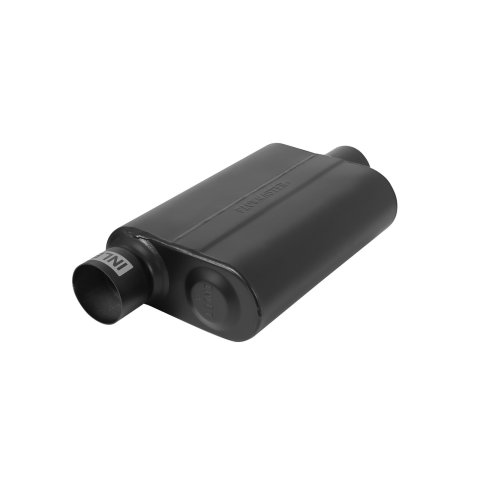 Flowmaster Stainless Steel Super 44 Series 409 3 Inch Muffler 843046 Muffler, Series, in. Inlet/3 in. Outlet, Steel, Black, Each