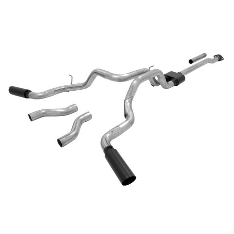 Flowmaster Outlaw Series Exhaust Systems 817691 System, Series, Cat-back, Single In/Dual Out, Stainless Steel, Natural, Ford, 4.6L, 5.0L, Kit