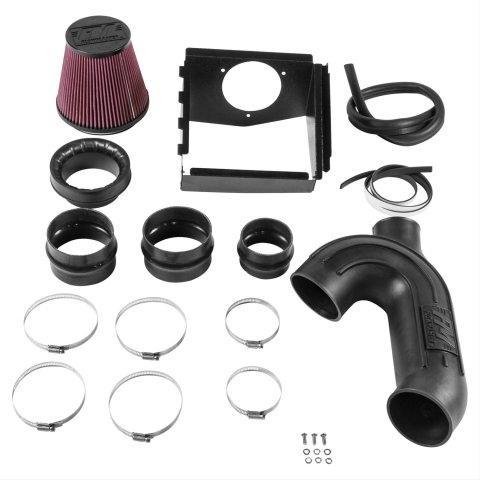 Flowmaster Delta Force Cold Air Intake Kits 615136 Intake, Black Plastic Tube, Red Filter, Ford, V6, Kit