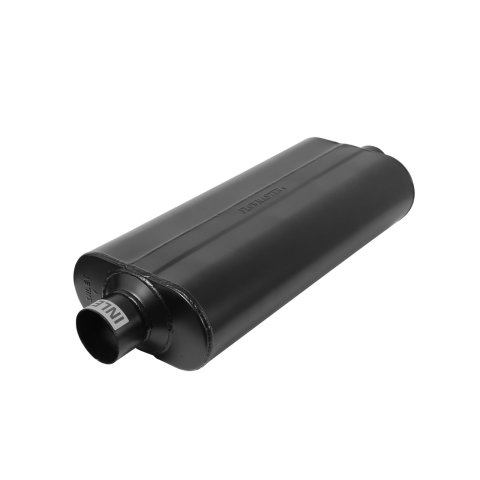 Flowmaster 70 Series Big Block II Steel 3 Inch Muffler 53070 Muffler, Series, in. Inlet/3 in. Outlet, Steel, Black, Each