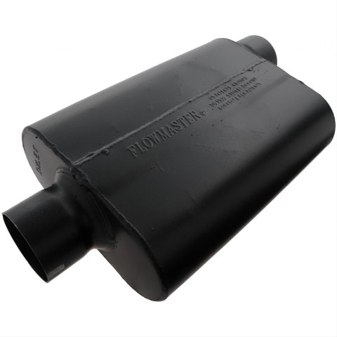 Flowmaster Super 44 Series Steel 3 Inch Muffler 943047 Muffler, Series, in. Inlet/3 in. Outlet, Steel, Black, Each