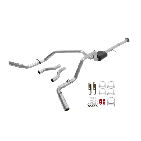 Flowmaster American Thunder Exhaust Systems for 1993-1995 K1500 - 17473 Exhaust, Thunder, Cat-Back, Steel, Aluminized, Polished Stainless Tips, Chevy, GMC, Pickup, 5.0, 5.7L