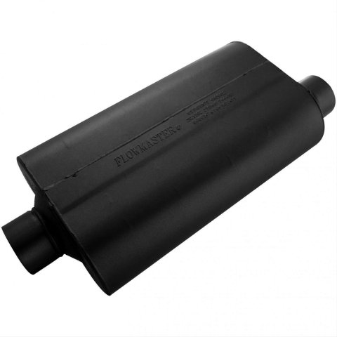 Flowmaster Stainless Steel 50 Series SUV Performance 409 3 Inch Muffler 853057 Muffler, Series, in. Inlet/3 in. Outlet, Steel, Black, Each