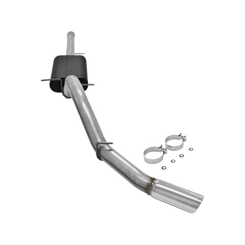 Flowmaster Stainless Steel Force II Exhaust Systems for 2011-2018 SIERRA 1500, SILVERADO 1500 - 817603 System, II, Cat-back, Single, Steel, Natural, Side Exit, Chevy, GMC, 6.2L, Kit