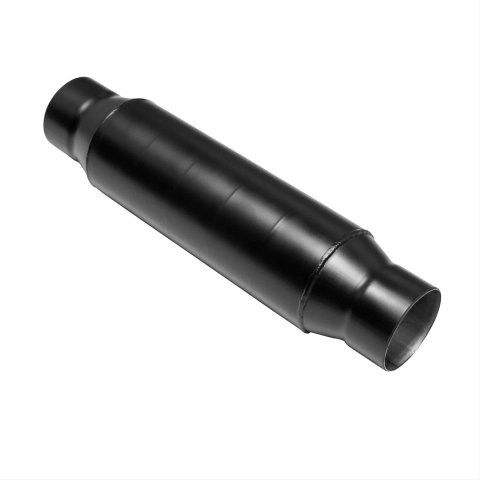 Flowmaster Outlaw Series Race 409 Stainless Steel 3 Inch Muffler 815430 Muffler, Race, Round, Stainless, Black, 3.0 in. Center Inlet/Outlet, 10.5 in. Case Length, Each