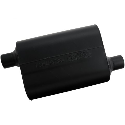Flowmaster Super 40 Series Delta Flow Steel 2.25 Inch Muffler 952448 Muffler, Series, 2 1/4 in. Inlet/2 1/4 in. Outlet, Steel, Black, Each