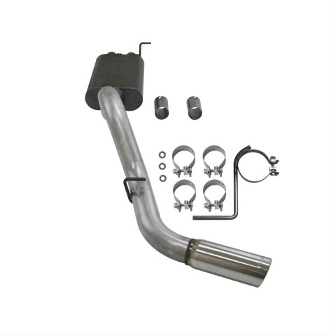 Flowmaster Stainless Steel American Thunder Exhaust Systems 817328 System, Thunder, Cat-back, Single, Stainless, Side Exit, Chevy, GMC, 6.0L LS, 8.1L, Kit