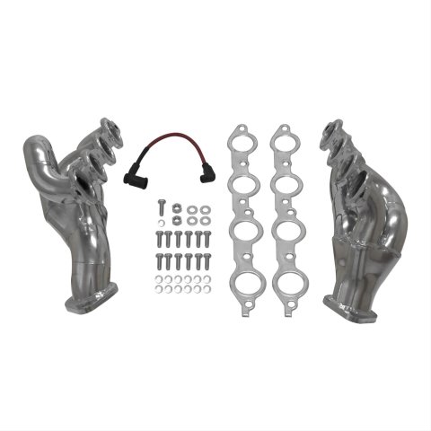 Flowmaster Scavenger Series Elite Headers 814121 Headers, Elite, Shorty, Stainless, Polished Ceramic Coated, Chevy, 6.2L LS, Pair