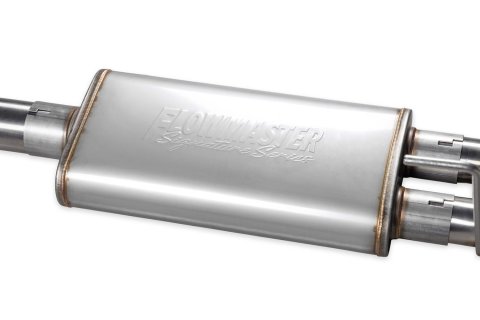 Flowmaster Signature Series Exhaust Systems for 2011-2018 1500, 2019-2024 1500 CLASSIC, 2009-2010 RAM - 737860 System, Cat-back, Series, 304 Stainless Steel, Brushed, 4.50 in. Black Chrome Tips, Dual Exit, Dodge, Ram, 5.7L, Kit