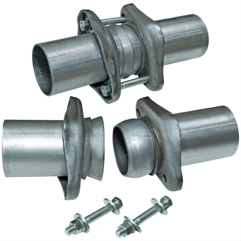 Flowmaster Ball Flange Kits 15930FM Exhaust and Socket Flange, Steel, 3.00 in. I.D. Collector, 3.00 in. I.D. Pipe, Steel, Kit
