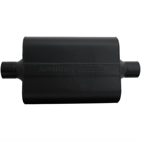 Flowmaster Super 44 Series Steel 2.25 Inch Muffler 942445 Muffler, Series, in. Inlet/2.25 in. Outlet, Steel, Black, Each