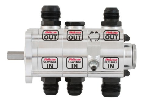 Peterson Fluid Systems Oil Pumps 04-3066-HEX 3 Stage Left side oil pump 1.4 psi, 1.4 scavenge w/ hex