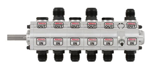 Peterson Fluid Systems Oil Pumps 04-6076-240 6 Stage Pump 1.4" pressure, 1.4" Scavenge (x5) Dual Mount Right Side