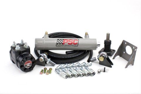 PSC Full Hydraulic Steering Systems FHK910 Toyota Kit w/ Single Ended Cylinder Modded for Toyota Axle..***** 6" Stroke ****