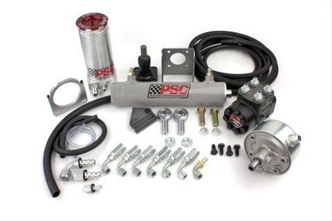 PSC Full Hydraulic Steering Systems FHK200P System, Hydraulic, Box, Pump, Cylinder, 44.00 in. Maximum Tire Diameter, Kit