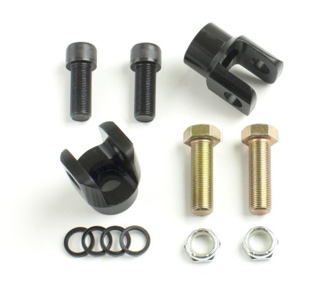 PSC Steering Cylinder Clevis Ends SC16 Ends, Bolt-on, 0.750 in. Bore Diameter, Steel, Black Powdercoated, Pair